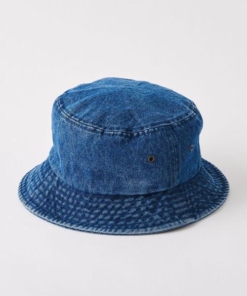 BEAUTY&YOUTH UNITED ARROWS(ビューティーアンドユースユナイテッドアローズ)の「by プリント デニム バケットハット(ハット・メンズ・ライトブルー/ダークグレー/ネイビー・FREE)」の3枚目の写真