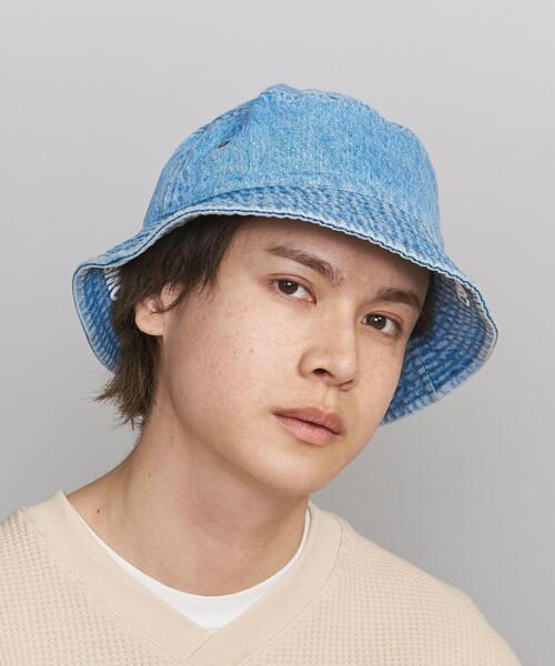BEAUTY&YOUTH UNITED ARROWS(ビューティーアンドユースユナイテッドアローズ)の「by プリント デニム バケットハット(ハット・メンズ・ライトブルー/ダークグレー/ネイビー・FREE)」の4枚目の写真