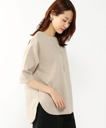 クーラータッチポンチバックスリットTシャツ