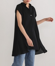 Aラインスキッパーシャツチュニック