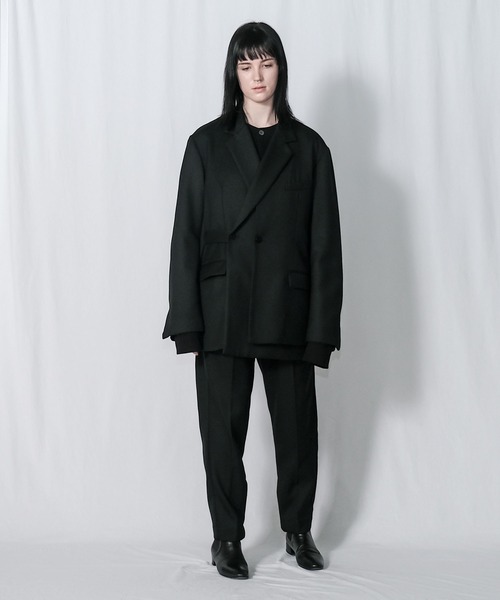 Wizzard(ウィザード)の「Wizzard ウィザード / LAYERED DOUBLE BREASTED JACKET セットアップレイヤードダブルブレステッドテーラードジャケット / WJA21-001(テーラードジャケット・メンズ・ラベンダー/ベージュ/ブラック・1/2/3)」の5枚目の写真