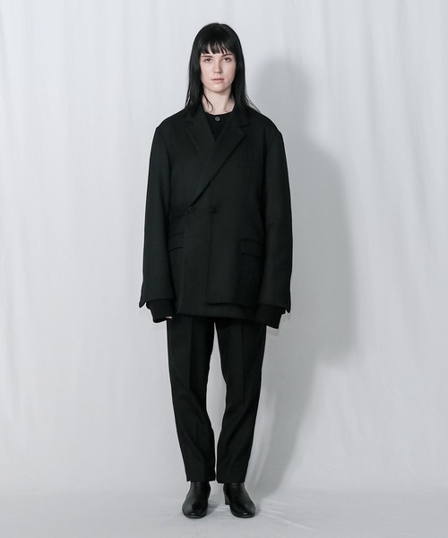 Wizzard(ウィザード)の「Wizzard ウィザード / LAYERED DOUBLE BREASTED JACKET セットアップレイヤードダブルブレステッドテーラードジャケット / WJA21-001(テーラードジャケット・メンズ・ラベンダー/ベージュ/ブラック・1/2/3)」の6枚目の写真
