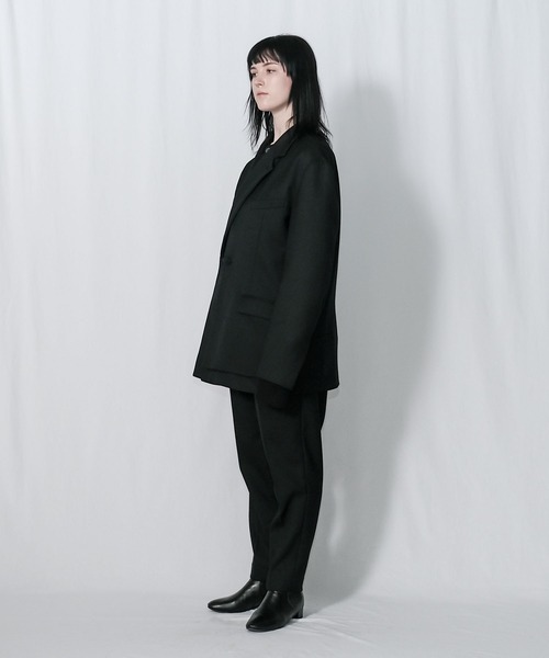 Wizzard(ウィザード)の「Wizzard ウィザード / LAYERED DOUBLE BREASTED JACKET セットアップレイヤードダブルブレステッドテーラードジャケット / WJA21-001(テーラードジャケット・メンズ・ラベンダー/ベージュ/ブラック・1/2/3)」の7枚目の写真