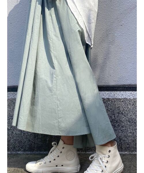 Ungrid（アングリッド）の「タックデザインフレアワンピース（ワンピース・レディース・ブラック/オフホワイト/ミント・FREE）」の18枚目の写真