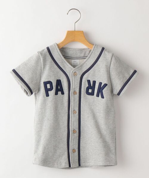 THE PARK SHOP(ザパークショップ)の「THE PARK SHOP:BASEBALL BOY SHIRTS(95~145cm)(Tシャツ/カットソー・キッズ・ライトグレー/ネイビー・S/145/125/105/115/95/135)」の9枚目の写真