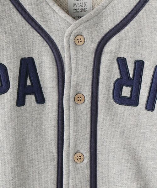 THE PARK SHOP(ザパークショップ)の「THE PARK SHOP:BASEBALL BOY SHIRTS(95~145cm)(Tシャツ/カットソー・キッズ・ライトグレー/ネイビー・S/145/125/105/115/95/135)」の16枚目の写真