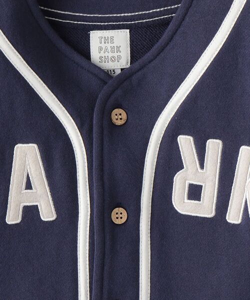 THE PARK SHOP(ザパークショップ)の「THE PARK SHOP:BASEBALL BOY SHIRTS(95~145cm)(Tシャツ/カットソー・キッズ・ライトグレー/ネイビー・S/145/125/105/115/95/135)」の17枚目の写真