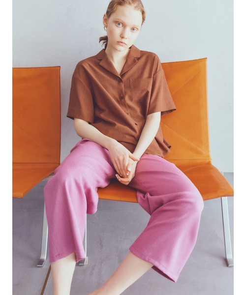 N.（N. Natural Beauty Basic）（エヌエヌナチュラルビューティーベーシック）の「◆開襟ボックスシャツ（シャツ/ブラウス・レディース・グレー/ブラウン/ブラック・MEDIUM）」の17枚目の写真