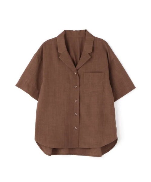 N.（N. Natural Beauty Basic）（エヌエヌナチュラルビューティーベーシック）の「◆開襟ボックスシャツ（シャツ/ブラウス・レディース・グレー/ブラウン/ブラック・MEDIUM）」の20枚目の写真