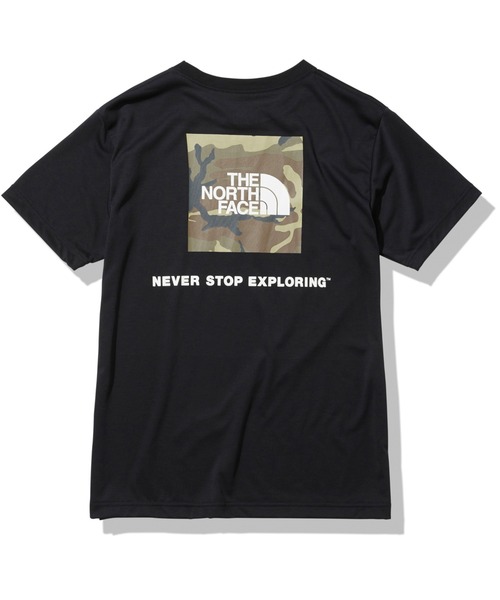 THE NORTH FACE（ザノースフェイス）の「THE NORTH FACE/ザ・ノースフェイス　S/S Square Camoflage Tee ショートスリーブスクエアカモフラージュティー NT32158（Tシャツ/カットソー・メンズ・ブラック/ネイビー/オリーブ/ホワイト系2・MEDIUM/LARGE/X-LARGE/M）」の2枚目の写真