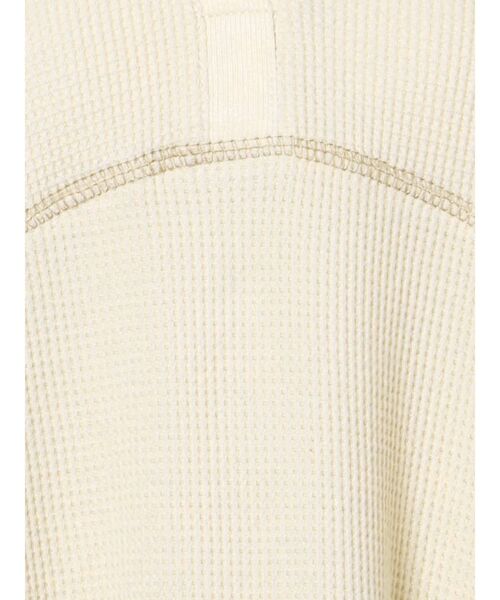 LAGUNAMOON（ラグナムーン）の「バイカラーステッチロングトップス（Tシャツ/カットソー・レディース・ブラック/ベージュ/アイボリー・FREE）」の7枚目の写真