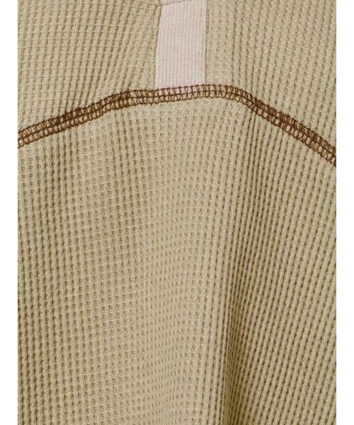 LAGUNAMOON（ラグナムーン）の「バイカラーステッチロングトップス（Tシャツ/カットソー・レディース・ブラック/ベージュ/アイボリー・FREE）」の14枚目の写真