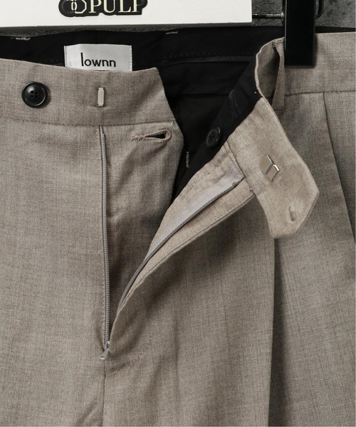 lownn（ローン）の「【LOWNN / ローン】 STRAIGHT TROUSERS（スラックス・メンズ・ブラック/ベージュ/ネイビー・46/48/44）」の4枚目の写真
