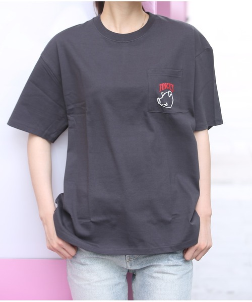 WESTSEA（ウエストシー）の「FINCK'S USコットン ワンポイント刺繍 ルーズサイズ 半袖Tシャツ（Tシャツ/カットソー・メンズ・ラベンダー/グリーン系その他/ホワイト系その他3/ホワイト系その他7/ベージュ系その他5/ホワイト系その他/ワイン/ホワイト系その他4/ベージュ系その他2/グリーン系その他2/グレー系その他/チャコール/ホワイト系その他5/ベージュ系その他3/オフホワイト/ベージュ系その他/ホワイト系その他2/ホワイト系その他6/ベージュ系その他4/サックスブルー/ベージュ・XL/M/L）」の10枚目の写真