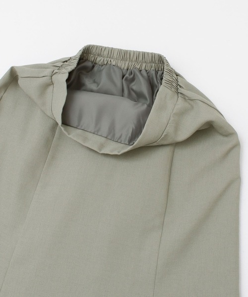 ITEMS URBANRESEARCH（アイテムズ アーバンリサーチ）の「リネンライクセミフレアスカート（スカート・レディース・チャコールグレー/ベージュ/グレー系その他・FREE）」の5枚目の写真