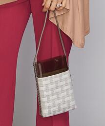 BEAUTY&YOUTH UNITED ARROWS | BY クリアチェックスクエアミニショルダーバッグ(ショルダーバッグ)