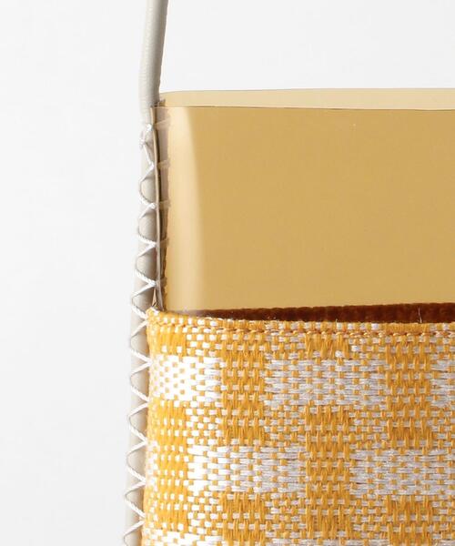 BEAUTY&YOUTH UNITED ARROWS（ビューティーアンドユースユナイテッドアローズ）の「BY クリアチェックスクエアミニショルダーバッグ ◆（ショルダーバッグ・レディース・ライトグレー/イエロー・FREE）」の7枚目の写真