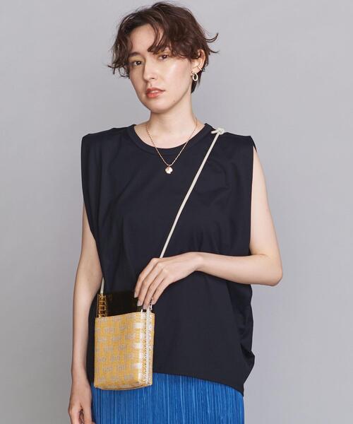 BEAUTY&YOUTH UNITED ARROWS（ビューティーアンドユースユナイテッドアローズ）の「BY クリアチェックスクエアミニショルダーバッグ ◆（ショルダーバッグ・レディース・ライトグレー/イエロー・FREE）」の10枚目の写真