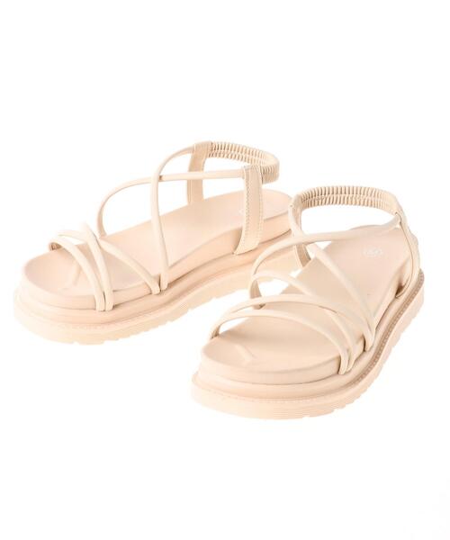 INGNI（イング）の「コードストラップサンダル（サンダル・レディース・ブラウン/ブラック/ベージュ/ブラック系その他/ライトグリーン・M/S/LL/L）」の14枚目の写真