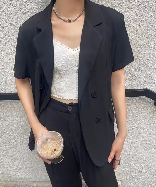 MAISON DE THERESE（メゾン ド テレーズ）の「半袖テーラード