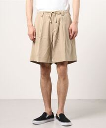 PORT BY ARK | PORT BY ARK / ポートバイアーク：Tuck Wide Shorts：PO09-P002[COR](その他パンツ)
