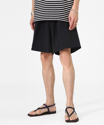 PORT BY ARK | PORT BY ARK / ポートバイアーク：Tuck Wide Shorts：PO09-P002[COR](その他パンツ)