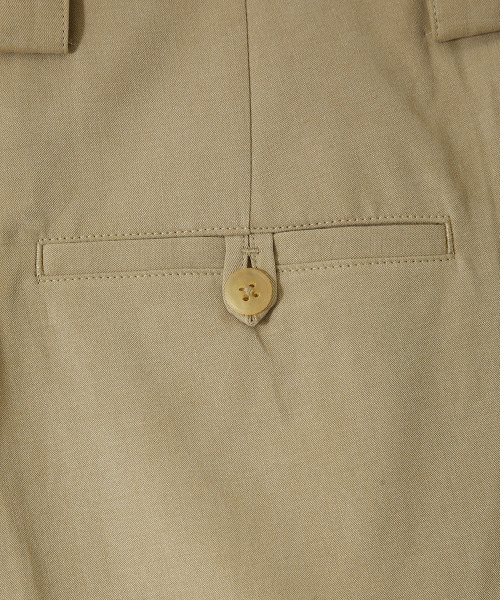 PORT BY ARK（ポートバイアーク）の「PORT BY ARK / ポートバイアーク：Tuck Wide Shorts：PO09-P002[COR]（その他パンツ・メンズ・ブラック/ベージュ/グリーン系その他・2/1）」の11枚目の写真