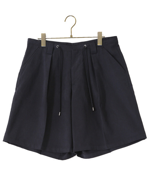 PORT BY ARK（ポートバイアーク）の「PORT BY ARK / ポートバイアーク：Tuck Wide Shorts：PO09-P002[COR]（その他パンツ・メンズ・ブラック/ベージュ/グリーン系その他・2/1）」の16枚目の写真