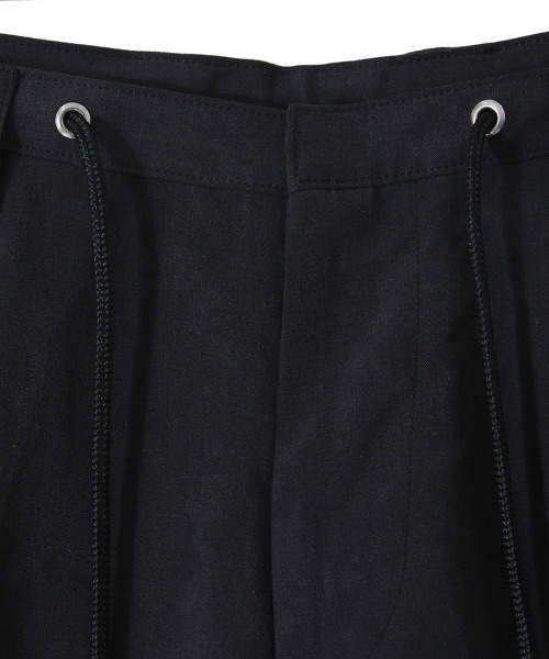 PORT BY ARK（ポートバイアーク）の「PORT BY ARK / ポートバイアーク：Tuck Wide Shorts：PO09-P002[COR]（その他パンツ・メンズ・ブラック/ベージュ/グリーン系その他・2/1）」の18枚目の写真
