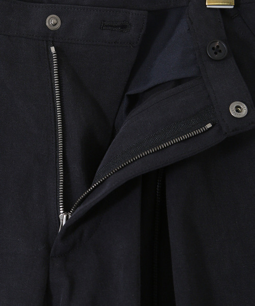 PORT BY ARK（ポートバイアーク）の「PORT BY ARK / ポートバイアーク：Tuck Wide Shorts：PO09-P002[COR]（その他パンツ・メンズ・ブラック/ベージュ/グリーン系その他・2/1）」の19枚目の写真