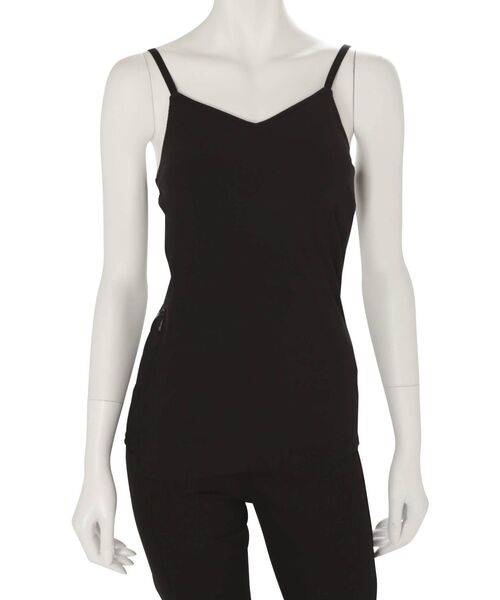 MERCURYDUO（マーキュリーデュオ）の「カップ付バックレースキャミ（Tシャツ/カットソー・レディース・オフホワイト/ブラック/ブラウン・FREE）」の3枚目の写真