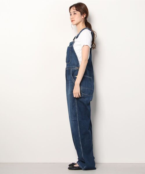 Wrangler（ラングラー）の「【Wrangler/ラングラー】OVERALL オーバーオール/デニム（サロペット/オーバーオール・メンズ・ダークインディゴブルー/ライトインディゴブルー・S/M/L/XL）」の4枚目の写真