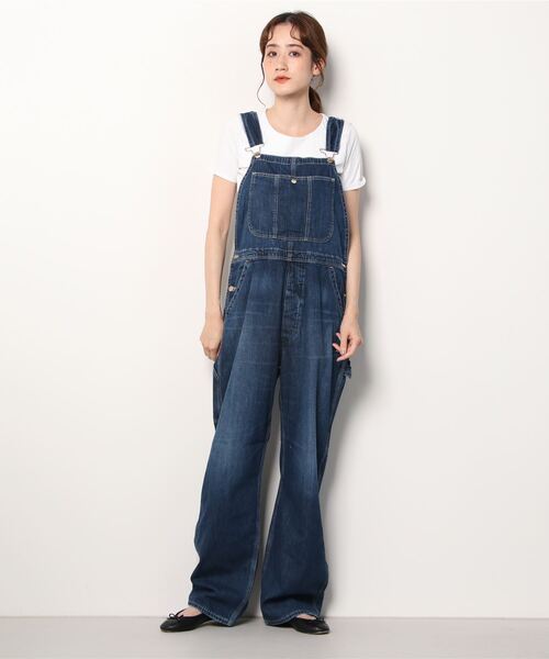 Wrangler（ラングラー）の「【Wrangler/ラングラー】OVERALL オーバーオール/デニム（サロペット/オーバーオール・メンズ・ダークインディゴブルー/ライトインディゴブルー・S/M/L/XL）」の3枚目の写真