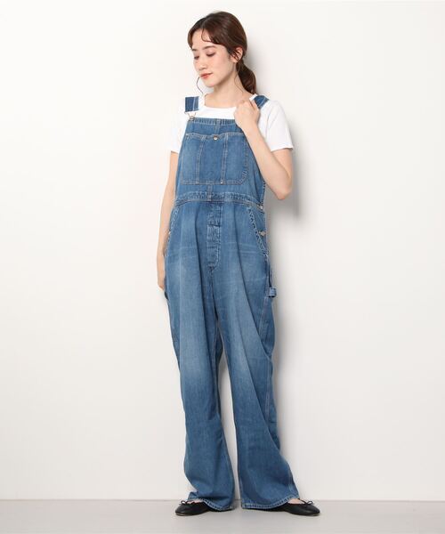 Wrangler（ラングラー）の「【Wrangler/ラングラー】OVERALL オーバーオール/デニム（サロペット/オーバーオール・メンズ・ダークインディゴブルー/ライトインディゴブルー・S/M/L/XL）」の6枚目の写真