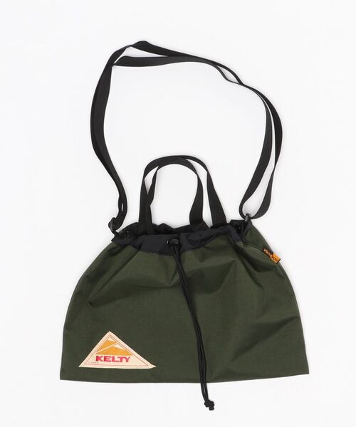 KELTY（ケルティ）の「【KELTY/ケルティ】フラットキンチャクショルダー/FLAT KINCHAKU with HANDLE（ショルダーバッグ・メンズ・ブラック/パープル/ネイビー/レッド/オリーブ/ブルー/グリーン/ダークグレー/サンドベージュ/セージグリーン/タン/マスタード/ブラウン系その他/モカ・FREE）」の8枚目の写真