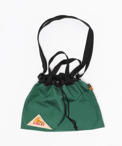 KELTY（ケルティ）の「【KELTY/ケルティ】フラットキンチャクショルダー/FLAT KINCHAKU with HANDLE（ショルダーバッグ・メンズ・ブラック/パープル/ネイビー/レッド/オリーブ/ブルー/グリーン/ダークグレー/サンドベージュ/セージグリーン/タン/マスタード/ブラウン系その他/モカ・FREE）」の9枚目の写真