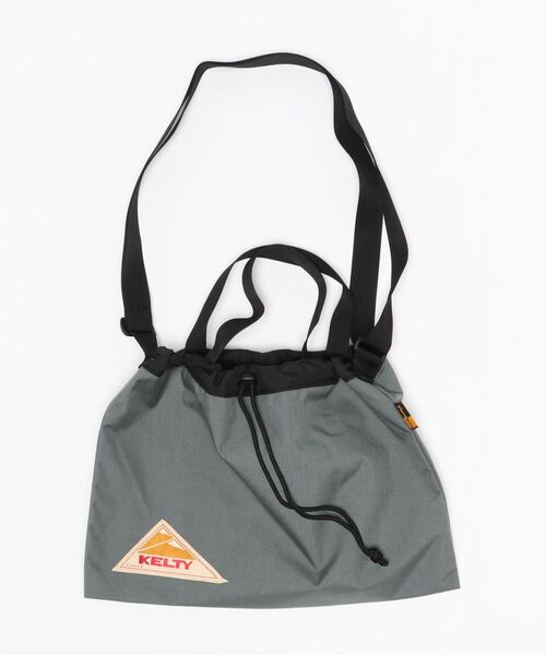 KELTY（ケルティ）の「【KELTY/ケルティ】フラットキンチャクショルダー/FLAT KINCHAKU with HANDLE（ショルダーバッグ・メンズ・ブラック/パープル/ネイビー/レッド/オリーブ/ブルー/グリーン/ダークグレー/サンドベージュ/セージグリーン/タン/マスタード/ブラウン系その他/モカ・FREE）」の3枚目の写真