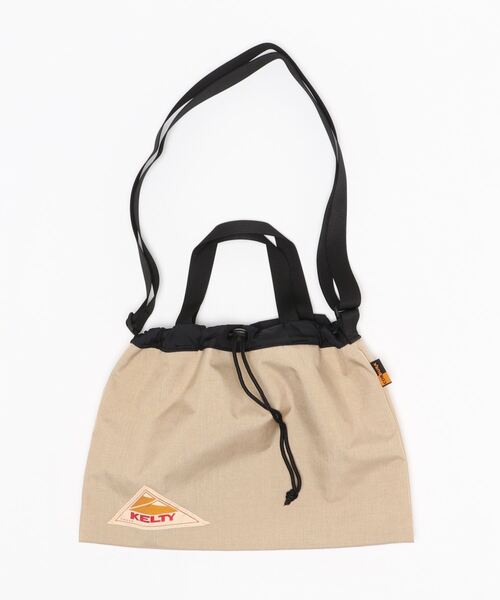 KELTY（ケルティ）の「【KELTY/ケルティ】フラットキンチャクショルダー/FLAT KINCHAKU with HANDLE（ショルダーバッグ・メンズ・ブラック/パープル/ネイビー/レッド/オリーブ/ブルー/グリーン/ダークグレー/サンドベージュ/セージグリーン/タン/マスタード/ブラウン系その他/モカ・FREE）」の6枚目の写真