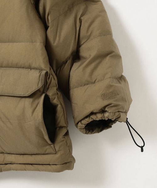 Ray BEAMS(レイビームス)の「GYMPHLEX / フード ダウン ジャケット(ダウンジャケット/コート・レディース・ブラック/ベージュ・12/14)」の11枚目の写真