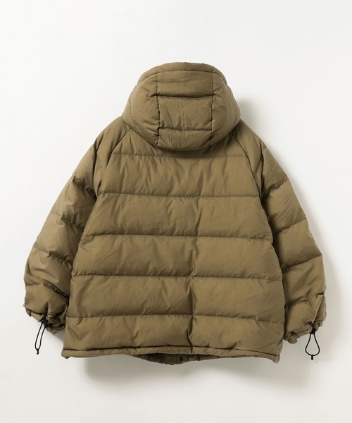 Ray BEAMS(レイビームス)の「GYMPHLEX / フード ダウン ジャケット(ダウンジャケット/コート・レディース・ブラック/ベージュ・12/14)」の13枚目の写真