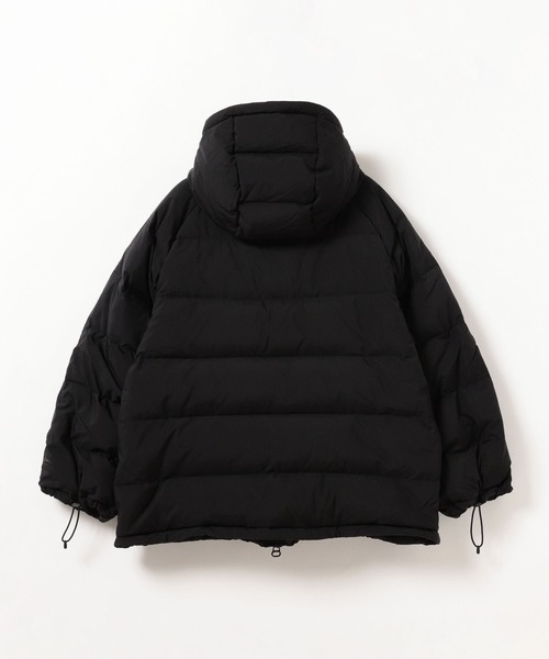 Ray BEAMS(レイビームス)の「GYMPHLEX / フード ダウン ジャケット(ダウンジャケット/コート・レディース・ブラック/ベージュ・12/14)」の7枚目の写真