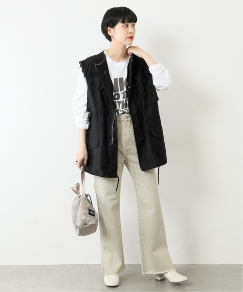 JOURNAL STANDARD（ジャーナルスタンダード）の「■■■M-65 CUT OFFベスト◆（その他アウター・レディース・カーキ/ブラック・FREE）」の7枚目の写真