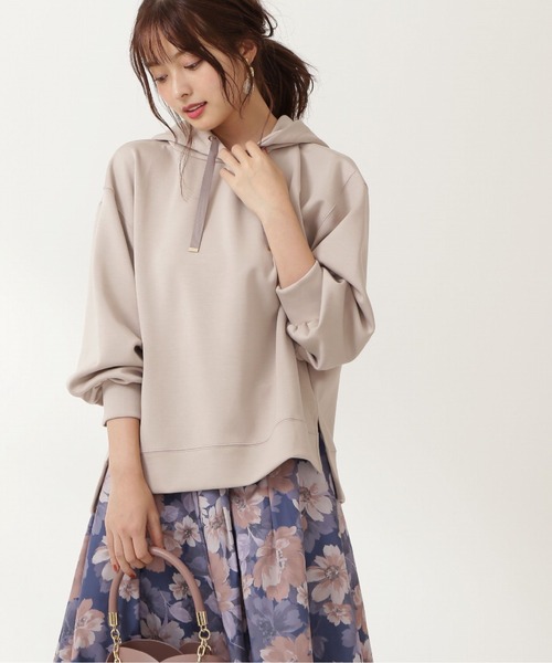 PROPORTION BODY DRESSING（プロポーションボディドレッシング）の「ビッグシルエットポンチパーカー / 1211260901（Tシャツ/カットソー・レディース・ライトピンク/グレー/パープル系その他4・FREE）」の2枚目の写真