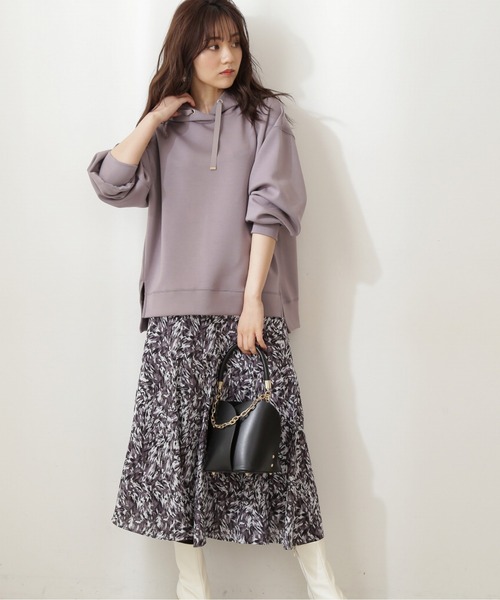 PROPORTION BODY DRESSING（プロポーションボディドレッシング）の「ビッグシルエットポンチパーカー / 1211260901（Tシャツ/カットソー・レディース・ライトピンク/グレー/パープル系その他4・FREE）」の3枚目の写真