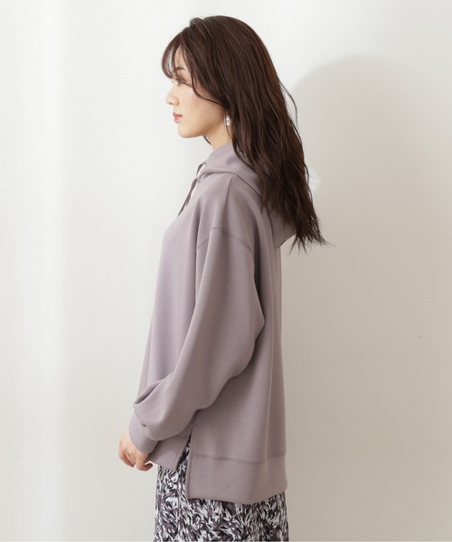 PROPORTION BODY DRESSING（プロポーションボディドレッシング）の「ビッグシルエットポンチパーカー / 1211260901（Tシャツ/カットソー・レディース・ライトピンク/グレー/パープル系その他4・FREE）」の6枚目の写真