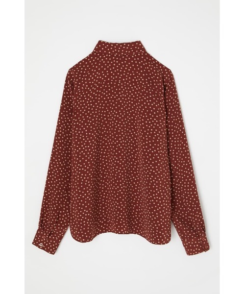 MOUSSY（マウジー）の「DOT PATTERN CLASSIC シャツ（シャツ/ブラウス・レディース・ブラック系その他/レッド系その他・FREE）」の9枚目の写真