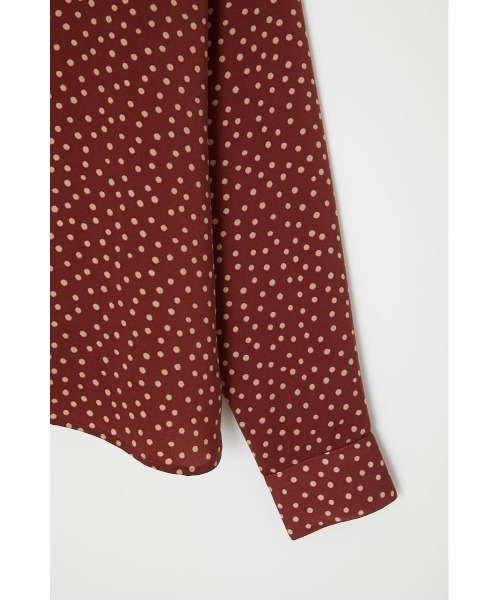 MOUSSY（マウジー）の「DOT PATTERN CLASSIC シャツ（シャツ/ブラウス・レディース・ブラック系その他/レッド系その他・FREE）」の13枚目の写真