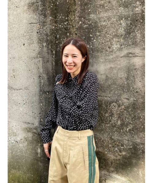 MOUSSY（マウジー）の「DOT PATTERN CLASSIC シャツ（シャツ/ブラウス・レディース・ブラック系その他/レッド系その他・FREE）」の15枚目の写真