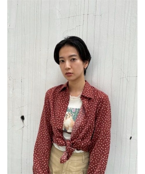 MOUSSY（マウジー）の「DOT PATTERN CLASSIC シャツ（シャツ/ブラウス・レディース・ブラック系その他/レッド系その他・FREE）」の18枚目の写真