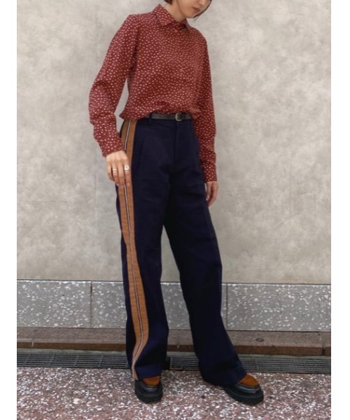 MOUSSY（マウジー）の「DOT PATTERN CLASSIC シャツ（シャツ/ブラウス・レディース・ブラック系その他/レッド系その他・FREE）」の19枚目の写真